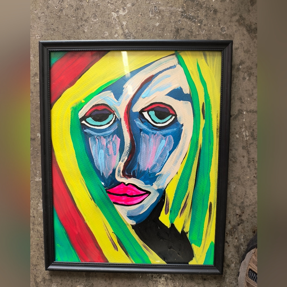 Acrylic painting 8 by 12